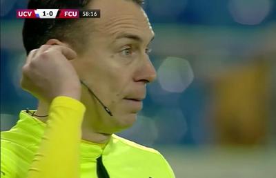 Ce i-a transmis în cască asistentul Ghinguleac lui Marcel Bîrsan, într-un moment-cheie al derby-ului: „Galben, galben. Ba da, ba da. Eu așa zic”