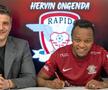 Rapid a bătut palma cu Hervin Ongenda