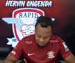 Hervin Ongenda a fost prezentat oficial la Rapid: „Ăsta e fotbalul pe care îmi place să îl joc!”
