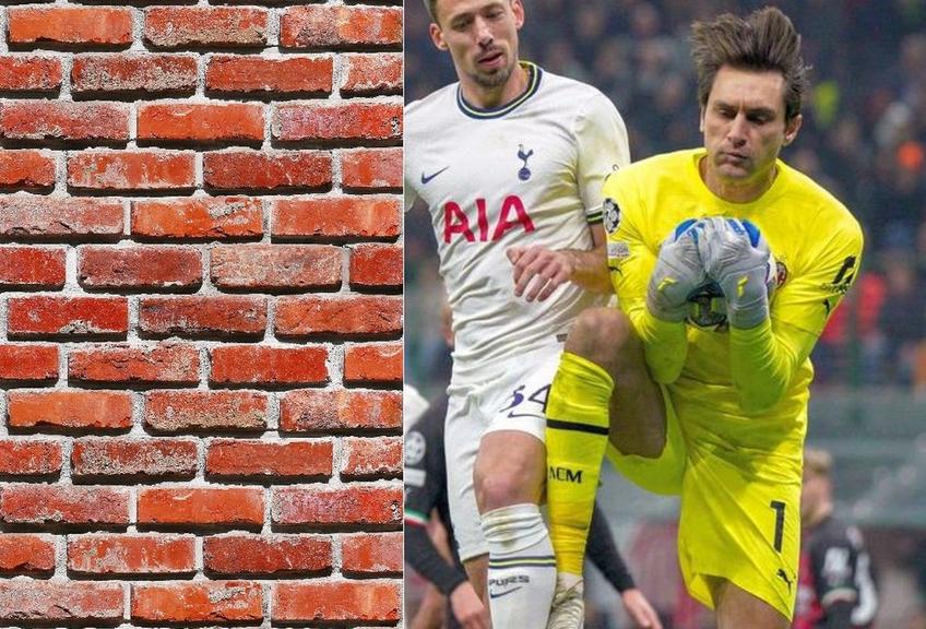 Ciprian Tătărușanu, în Milan - Tottenham 1-0 / Sursă foto: Imago Images