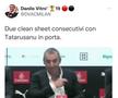 Două meciuri consecutive fără gol primit de Tătărușanu, prilej de rugăciune pentru fanii Milanului :)