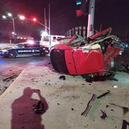 Accident Diego Chavez Foto: Twitter
