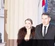 Arbitrul Istvan Kovacs și iubita lui, Denisa Fazakas