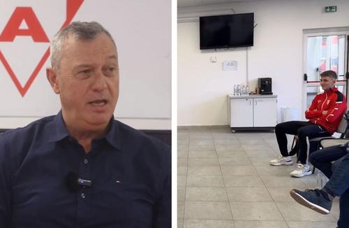 Mircea Rednic a făcut spectacol în conferința premergătoare meciului pe care UTA îl joacă la Voluntari. Antrenorul în vârstă de 61 de ani l-a implicat și pe Cătălin Vulturar (19 ani), mijlocașul împrumutat de la Rapid.