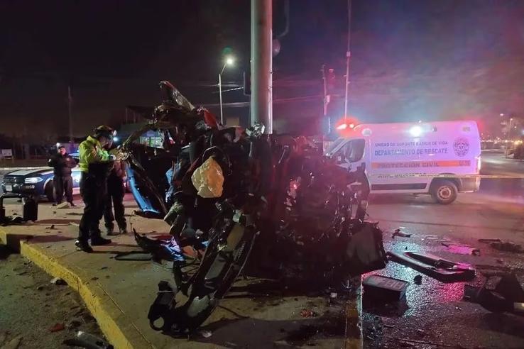Accident Diego Chavez Foto: Twitter