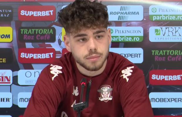 Andrei Borza visează la titlu după parcursul lui Rapid din 2024: „Am luat un campionat, mi-l doresc pe al doilea”