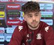 Andrei Borza, la conferința de presă premergătoare partidei Rapid - Hermannstadt