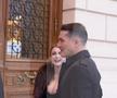 Arbitrul Istvan Kovacs și iubita lui, Denisa Fazakas