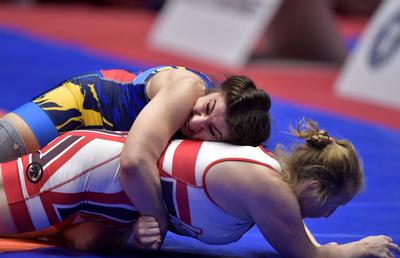 Două luptătoare tricolore și-au luat biletul pentru finale: Katerina Zelenykh și Alexandra Anghel, care va încerca să-și apere titlul cucerit anul trecut
