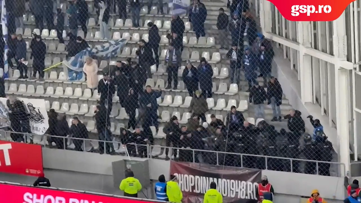 Scandal în peluză la Dinamo - Farul! Cine a declanșat conflictul