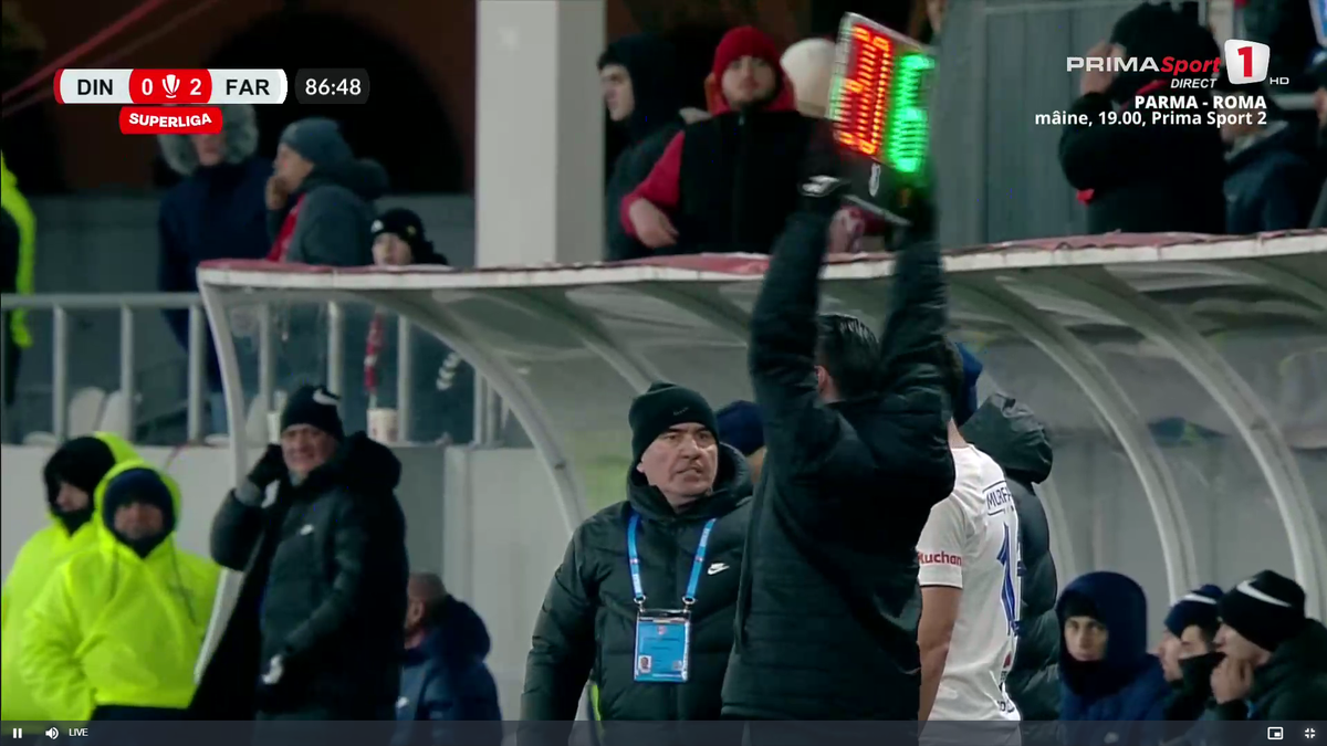 Moment de confuzie în Dinamo - Farul