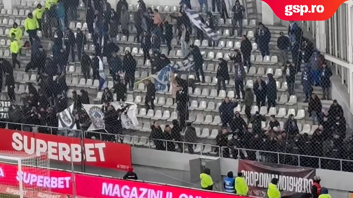 Scandal în peluză la Dinamo - Farul! Cine a declanșat conflictul