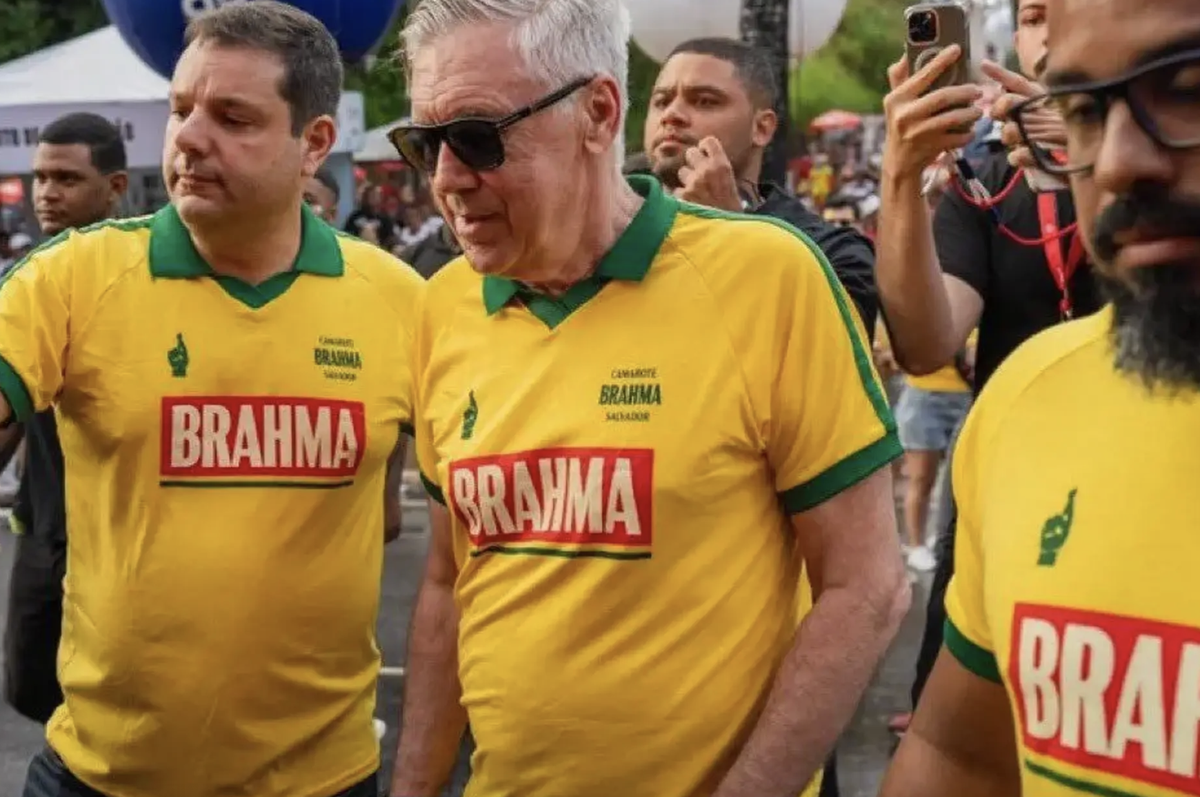 Carlo Ancelotti și soția sa, la carnaval