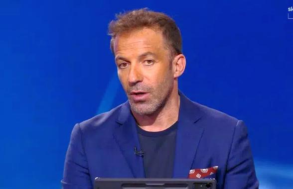 Alessandro Del Piero a văzut Inter - Juventus și s-a luat de Chivu: „A greșit! Mă așteptam la altceva din partea românului”