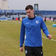 Alexandru Ișfan, înainte de Farul - Rapid. Foto: Andrei Furnigă (GSP)