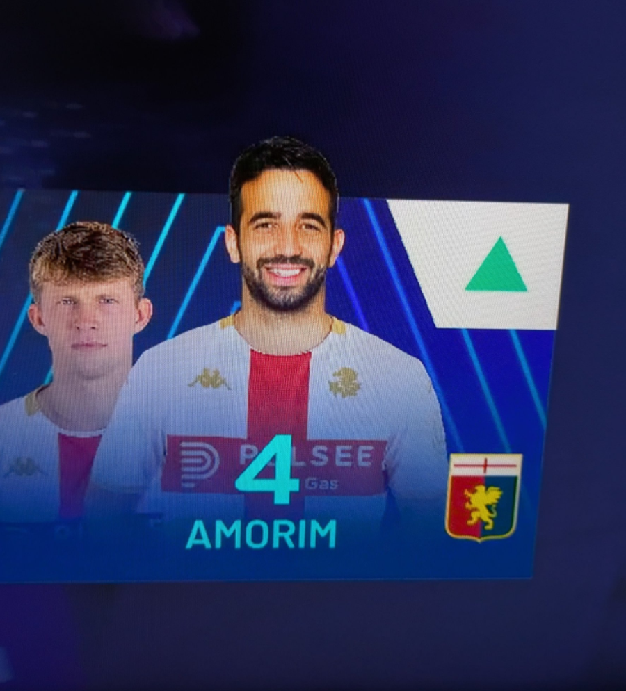 Confuzie totală din cauza numelui Amorim // Captură FOTO: X Cum s-a pricopsit Dan Șucu la Genoa cu Ruben Amorim: gafă la televiziunea din Italia