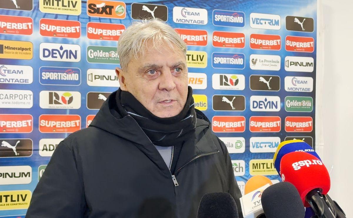 Interacțiunea dintre Mihai Stoica și Sorin Cârțu, la Craiova - FCSB