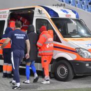Screciu, la ambulanță după Craiova - FCSB/ foto Cristi Preda (GSP)