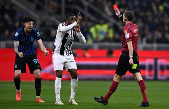 Gazzetta dello Sport îl desființează pe arbitru pentru ajutorul dat Interului: „N-a fost doar eliminarea lui Kalulu”