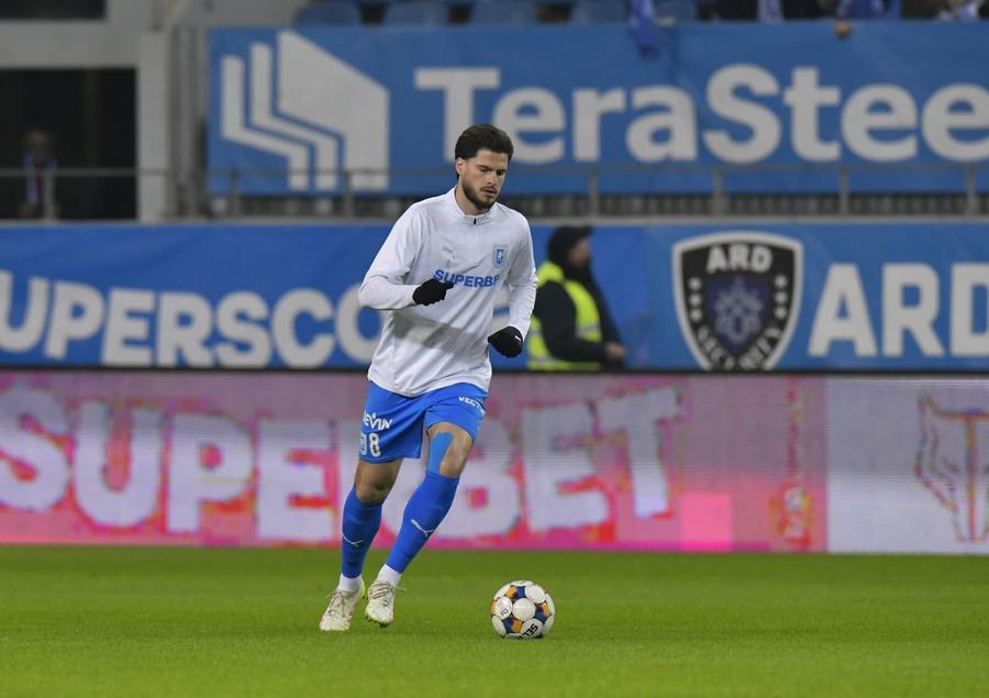 Tudor Băluță, înainte de Craiova - FCSB. Foto: Cristi Preda (GSP) Probleme la Craiova » Coelho și-a pierdut titularul