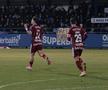 Andrei Borza și Alex Dobre, în Farul - Rapid. Foto: Andrei Furnigă (GSP)