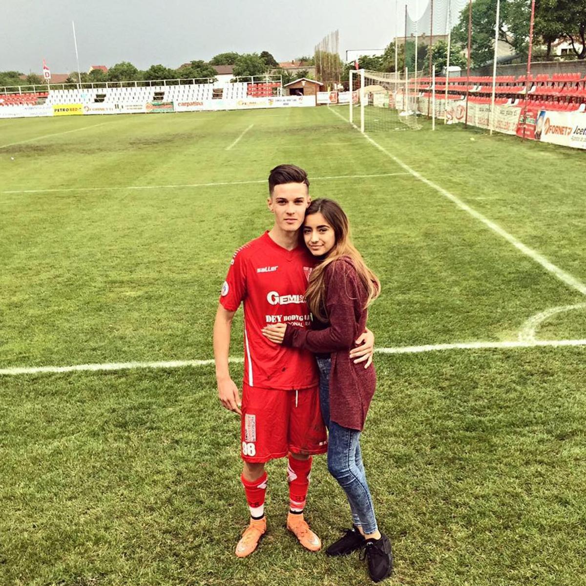 FOTO. Iubita lui Dennis Man, mândră de transferul fotbalistului: „Te iubesc!”