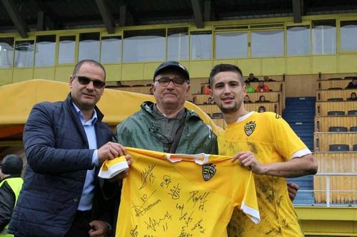 Marian Ivan invitat în 2017 la un meci disputat de SR Brașov în Liga 4.