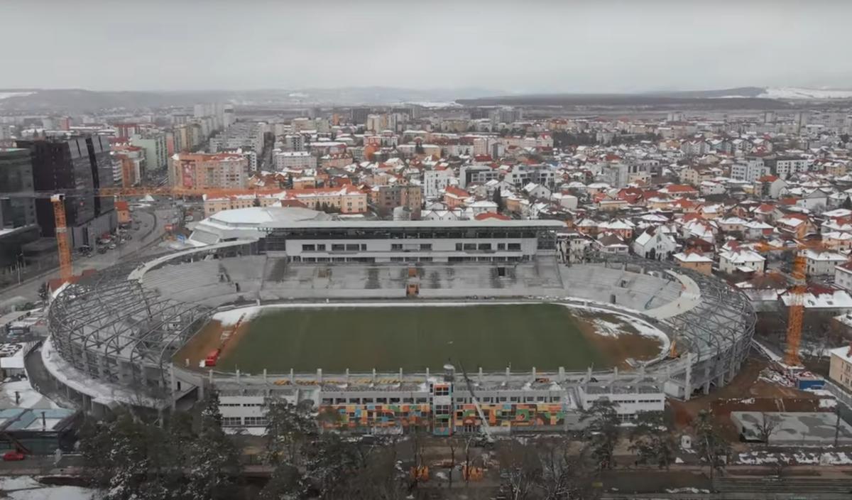 Cum arată lucrările la stadionul lui Hermannstadt - martie 2022