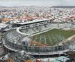 Drona a survolat noua arenă de 24 de milioane de euro din România » Când ar putea fi gata pentru fotbal