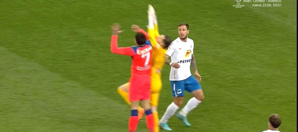 Încă o greșeală mare pro-FCSB în partida cu Farul: „Rusandu trebuia să-l elimine!”