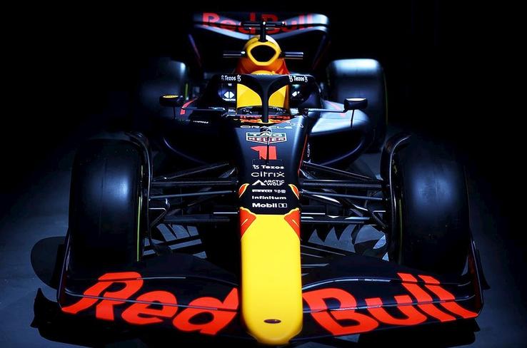 Varianta RB18 prezentată pe 9 februarie // foto: Instagram @ redbullracing
