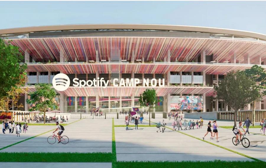 Spotify Camp Nou, imagine prezentată pe site-ul oficial al Barcelonei Barcelona, anunț oficial » 280 de milioane de euro pentru o schimbare istorică