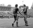 Negrilă și Cârțu, imagine din 1983, de la meciul U Craiova - Poli Timișoara (foto: arhiva GSP)