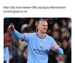Mancheste City a învins-o pe Leipzig cu Mancheste United (0-7 cu Liverpool) la zero