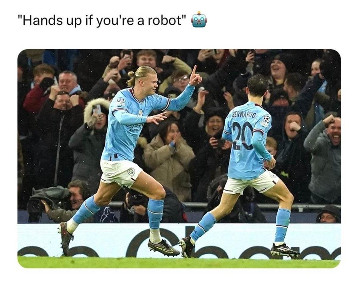 Cele mai tari glume după City - Leipzig 7-0 » Messi „i-a scris” lui Pep pe WhatsApp, Haaland „a împrumutat” discursul lui Dan Petrescu