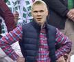 Erling Haaland, când Guardiola îl schimbă în minutul 63