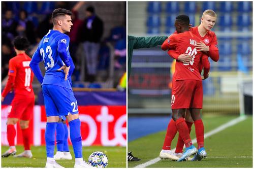 Ianis Hagi și Haaland în Salzburg - Genk 6-2, debutul celor doi în UCL