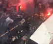 Prăpăd pe străzile din Napoli » Ce a rămas în urma celor 600 de ultrași germani