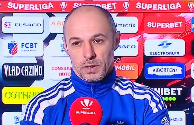 Bogdan Andone acuză jocuri de culise, după înfrângerea cu U Cluj: „Suntem pe ultimul loc, dar asta nu înseamnă că trebuie să fim ciupiți mereu”