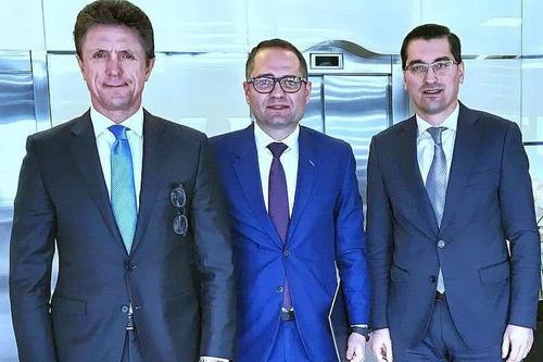 Gică Popescu, Constantin Matei și Răzvan Burleanu / FOTO: Facebook