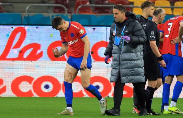 Titularul de la FCSB s-a rupt: „E o accidentare foarte gravă”