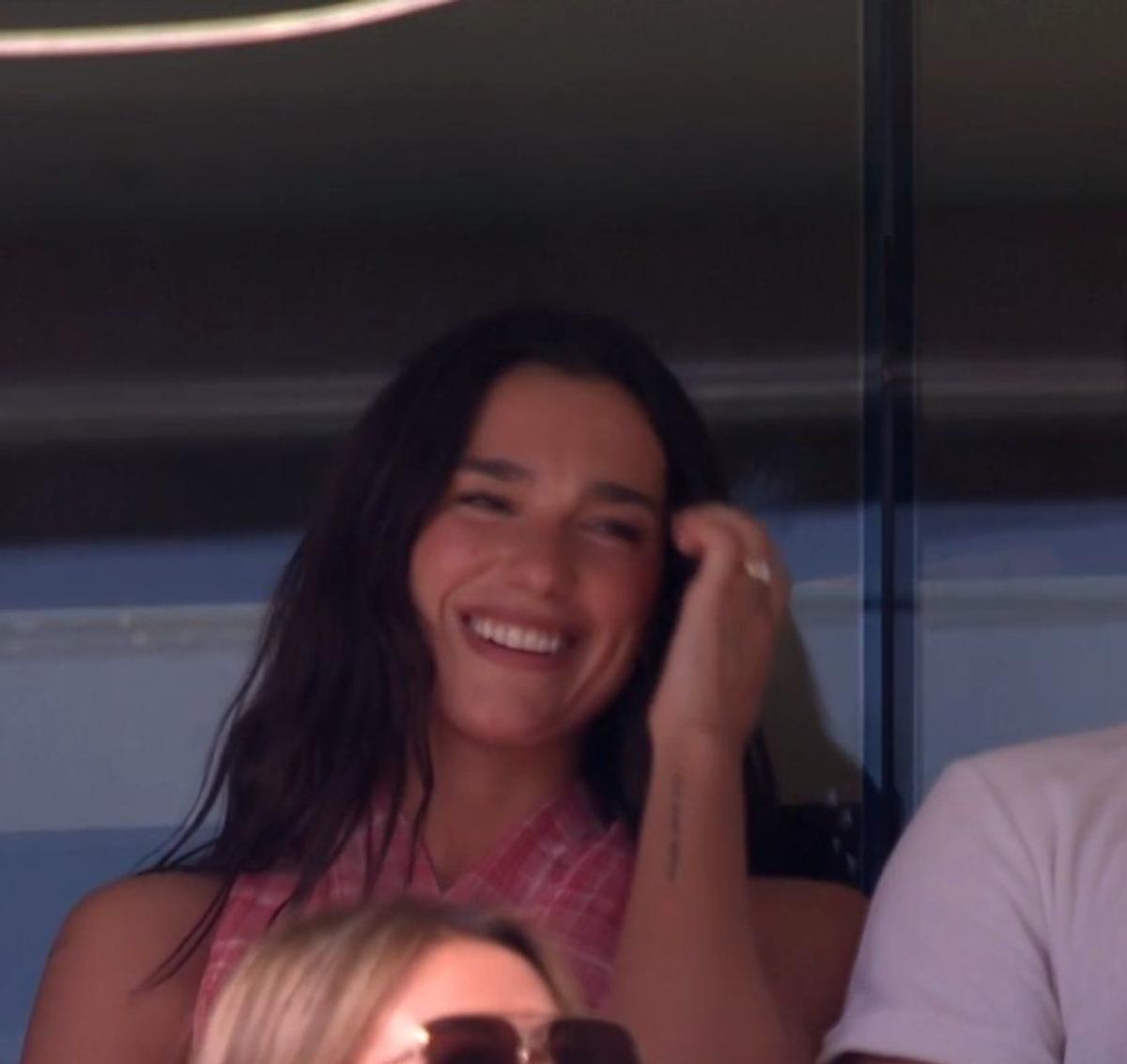Dua Lipa a suferit pentru Carlos Alcaraz, apoi a ajuns în compania rivalului