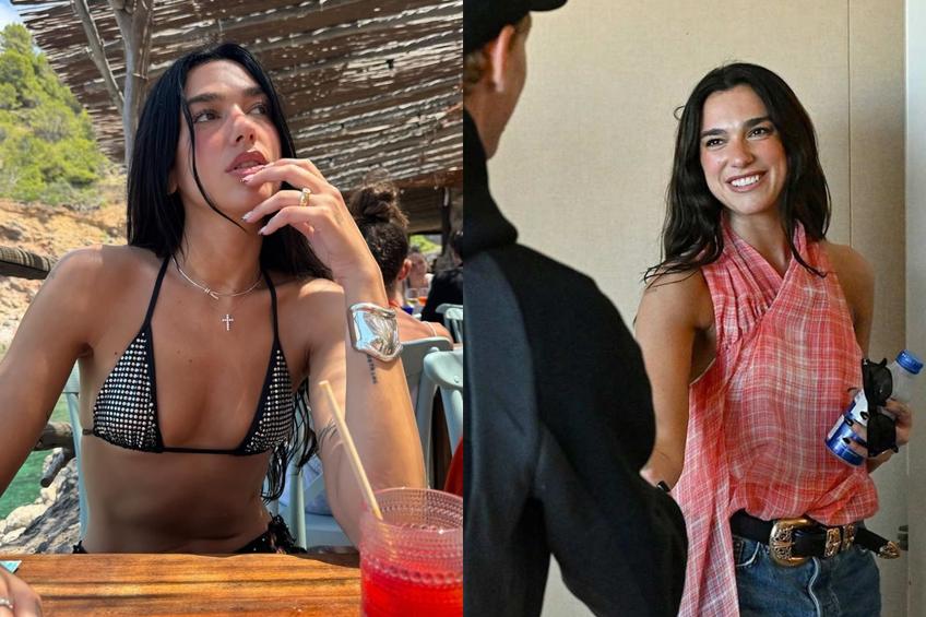 Dua Lipa a suferit pentru Carlos Alcaraz, apoi a ajuns în compania rivalului Sinner
