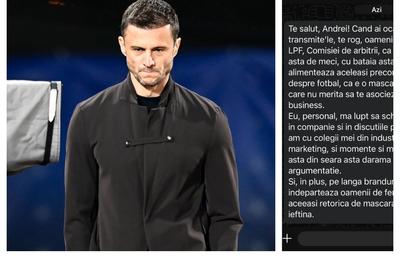 Andrei Nicolescu a publicat mesajul de pe WhatsApp: „Dacă partenerul acesta intră în fotbal, România câștigă zeci de milioane de euro!”