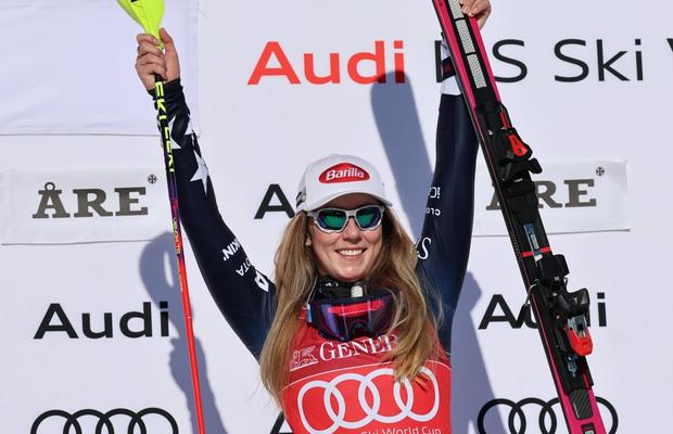 Mikaela Shiffrin a bifat a opta victorie a sezonului la slalom în Cupa Mondială, dar nu și-a asigurat încă Marele Glob de Cristal