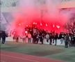 Fanii lui U Cluj, la antrenamentul echipei înainte de derby-ul cu CFR Cluj// foto: Facebook @U Cluj Fans