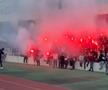 Fanii lui U Cluj, la antrenamentul echipei înainte de derby-ul cu CFR Cluj// foto: Facebook @U Cluj Fans