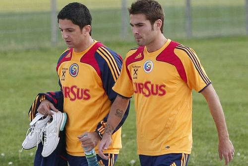 Adrian Mutu și Răzvan Lucescu au colaborat la echipa națională