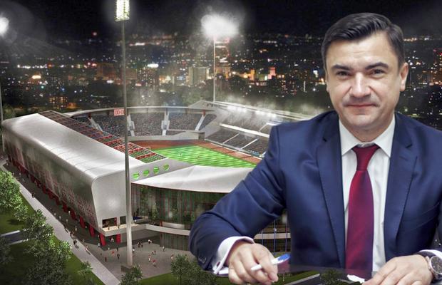 STADION POLI IAȘI. Scenarii SF și promisiuni electorale! An de an, primarul Mihai Chirica promite stadioane, dar rămân machetele
