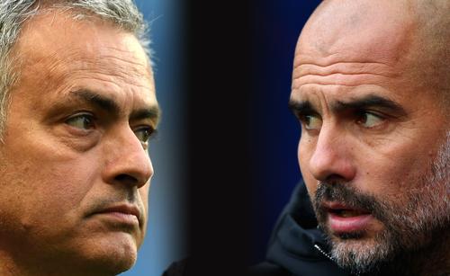 Jose Mourinho (58) și Pep Guardiola (50) FOTO Guliver/Gettyimages
